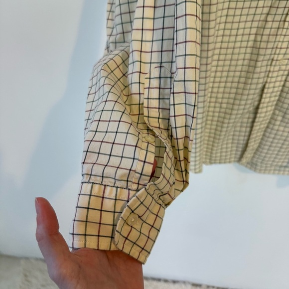 Ralph Lauren Shirt pale Yellow Plaid Classic Button Down Long Sleeve Size XXL - Picture 5 of 8